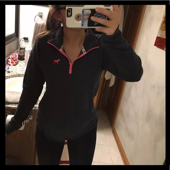 Victoria’s Secret Pink 3/4 Zip - Picture 1 of 5
